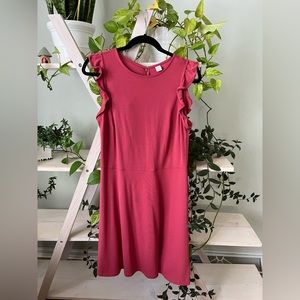 Old Navy M pink/red dress